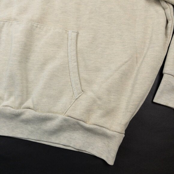 Polo Ralph Lauren Logo Hoodie Men's XL The Big Fit Beige Over-Dyed Fleece - Picture 8 of 14